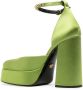 Versace Medusa Aevitas satijnen pumps Groen - Thumbnail 3