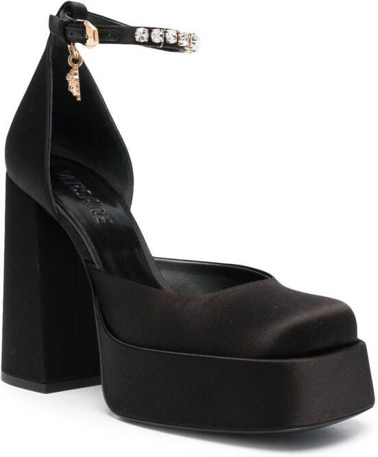 Versace Aevitas 120mm pumps met plateauzool Zwart