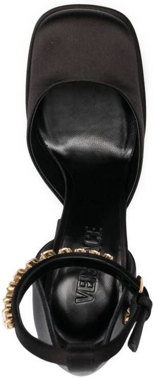 Versace Aevitas 120mm pumps met plateauzool Zwart