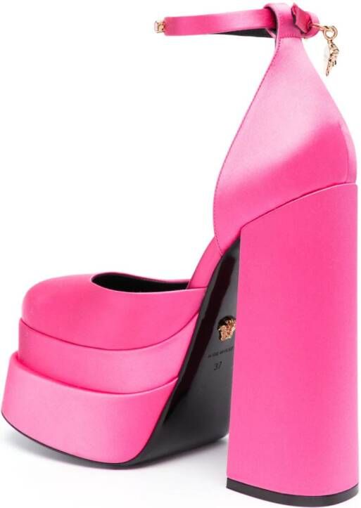 Versace Medusa Aevitas pumps met plateauzool Roze