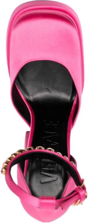 Versace Medusa Aevitas pumps met plateauzool Roze