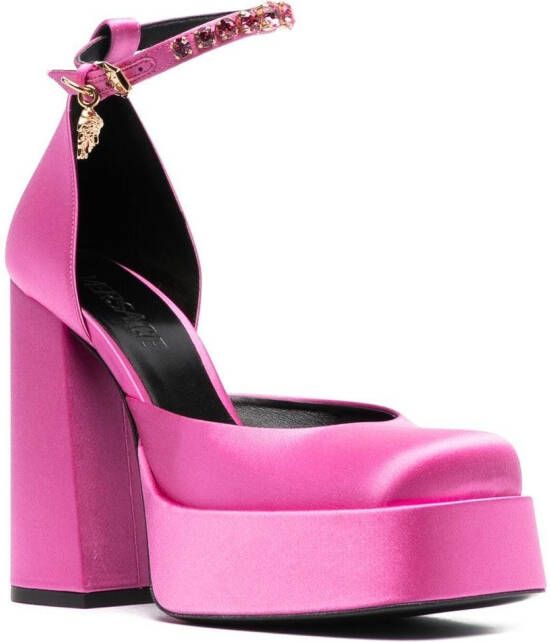 Versace Medusa Aevitas pumps verfraaid met kristallen Roze