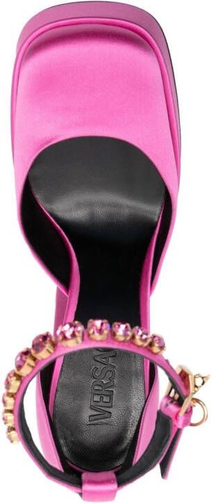 Versace Medusa Aevitas pumps verfraaid met kristallen Roze