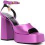 Versace Medusa Aevitas satijnen pumps Paars - Thumbnail 2