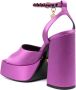 Versace Medusa Aevitas satijnen pumps Paars - Thumbnail 3