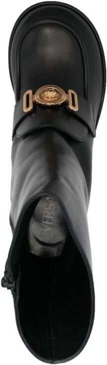 Versace Medusa Biggie laarzen met plateauzool Zwart