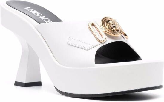 Versace Medusa Biggie muiltjes Wit