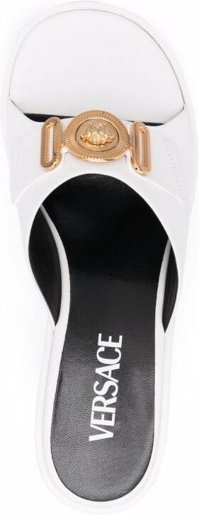 Versace Medusa Biggie muiltjes Wit