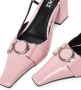 Versace Miss Buckle 70 mm leren pumps Roze - Thumbnail 2