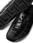 Versace Medusa loafers met krokodillen-reliëf Zwart - Thumbnail 4