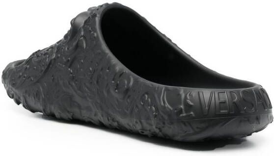 Versace Medusa Dimensions badslippers Zwart