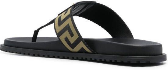 Versace Medusa Greca teenslippers Zwart