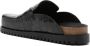 Versace Medusa slippers met krokodillen-reliëf Zwart - Thumbnail 3