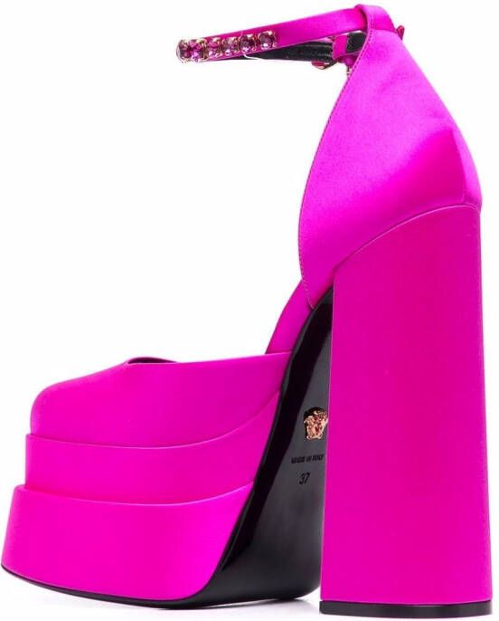 Versace Medusa Head sandalen met plateauzool Roze