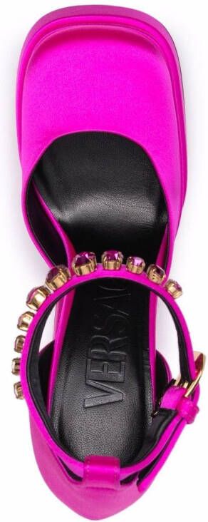 Versace Medusa Head sandalen met plateauzool Roze