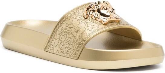 Versace Medusa Head slippers Goud