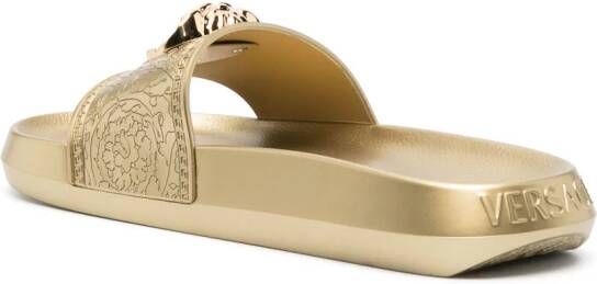 Versace Medusa Head slippers Goud