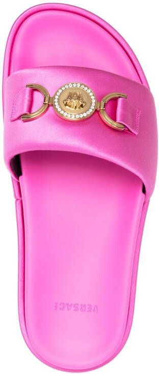 Versace Medusa 1995 sandalen met plateauzool Roze