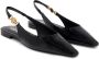 Versace Slingback ballerina's met Medusa-plakkaat Zwart - Thumbnail 2