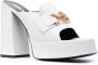 Versace Aevitas 120mm sandalen met plateauzool Wit - Thumbnail 2