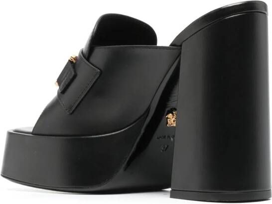 Versace Aevitas 120mm sandalen met plateauzool Zwart