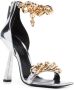 Versace Medusa sandalen met ketting Zilver - Thumbnail 2