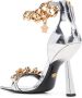 Versace Medusa sandalen met ketting Zilver - Thumbnail 3