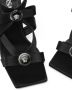 Versace Medusa sandalen met strikdetail Zwart - Thumbnail 4