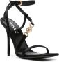 Versace Medusa '95 115mm sandalen verfraaid met kristallen Zwart - Thumbnail 2