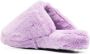 Versace Medusa slippers van imitatiebont Paars - Thumbnail 3