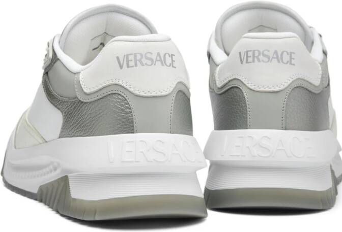 Versace Odissea leren sneakers Grijs