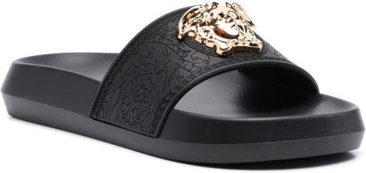 Versace Palazzo Medusa slippers Zwart