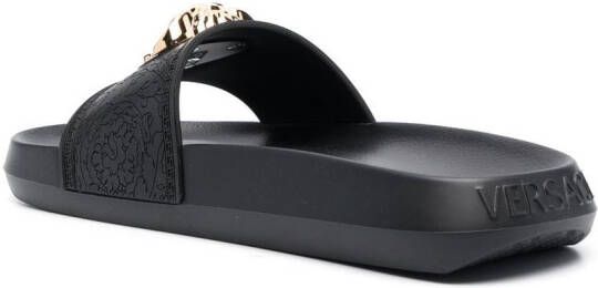 Versace Palazzo Medusa slippers Zwart