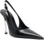 Versace Pin Point slingback pumps Zwart - Thumbnail 2