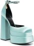 Versace Sandalen met blokhak Blauw - Thumbnail 2
