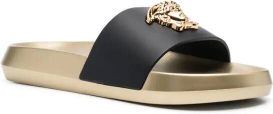 Versace La Medusa slippers Zwart