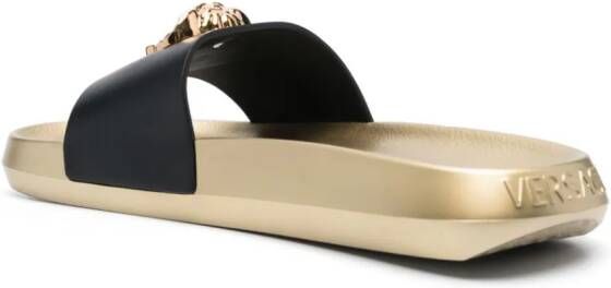 Versace La Medusa slippers Zwart