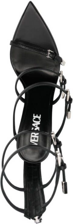 Versace Pin-Point sandalen Zwart