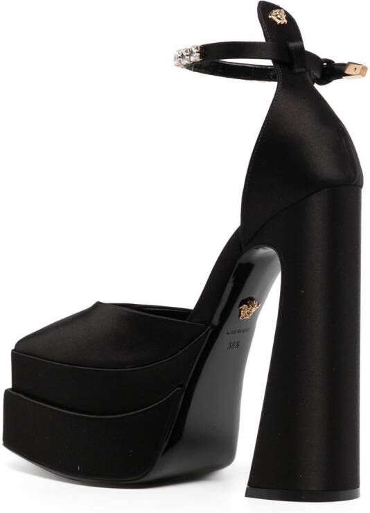 Versace Sandalen met plateauzool Zwart