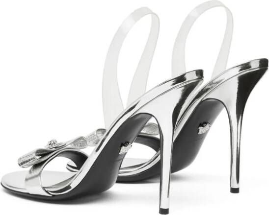 Versace Sandalen met strik Zilver