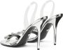 Versace Sandalen met strik Zilver - Thumbnail 3
