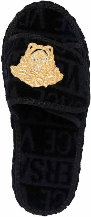 Versace Allover slippers Zwart