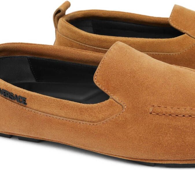 Versace Villa suède loafers Bruin