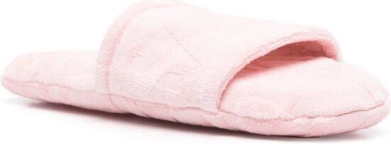 Versace Terry slippers met logo Roze