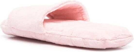 Versace Terry slippers met logo Roze