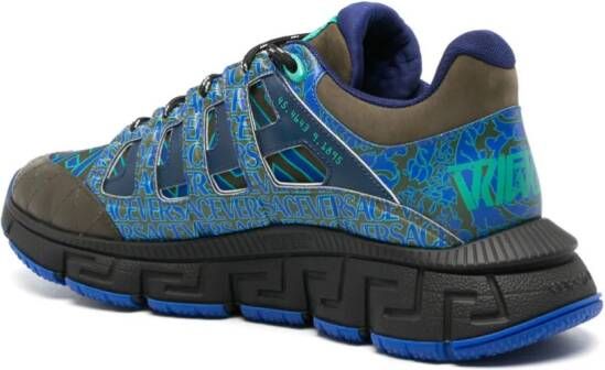 Versace Trigreca chunky sneakers Blauw