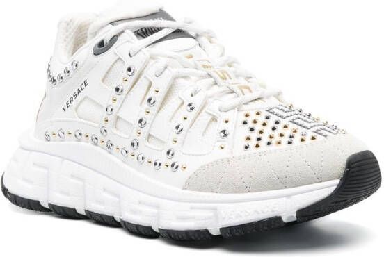 Versace Trigreca chunky sneakers Wit