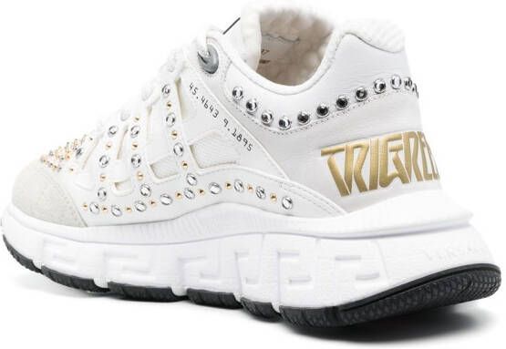 Versace Trigreca chunky sneakers Wit
