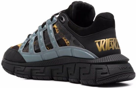 Versace Trigreca chunky sneakers Zwart
