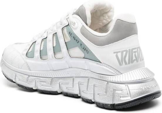 Versace Trigreca leren sneakers Wit